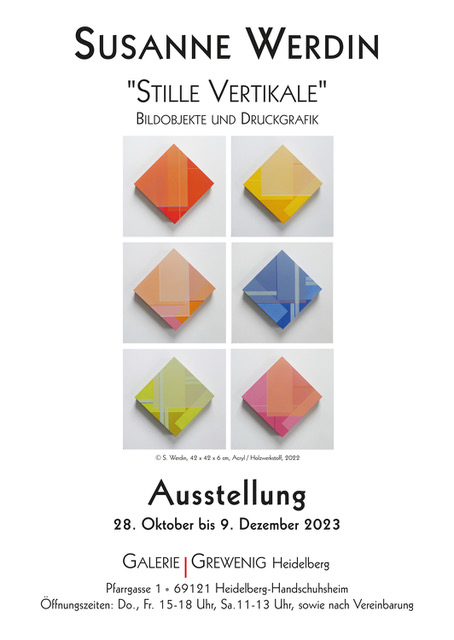 zur Ausstellung 'Stille Vertiksle'